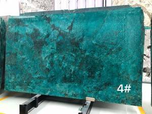 18 Years Factory Quartzite Kitchen Countertop -
 Dye amazonite green quartzite slab – Union