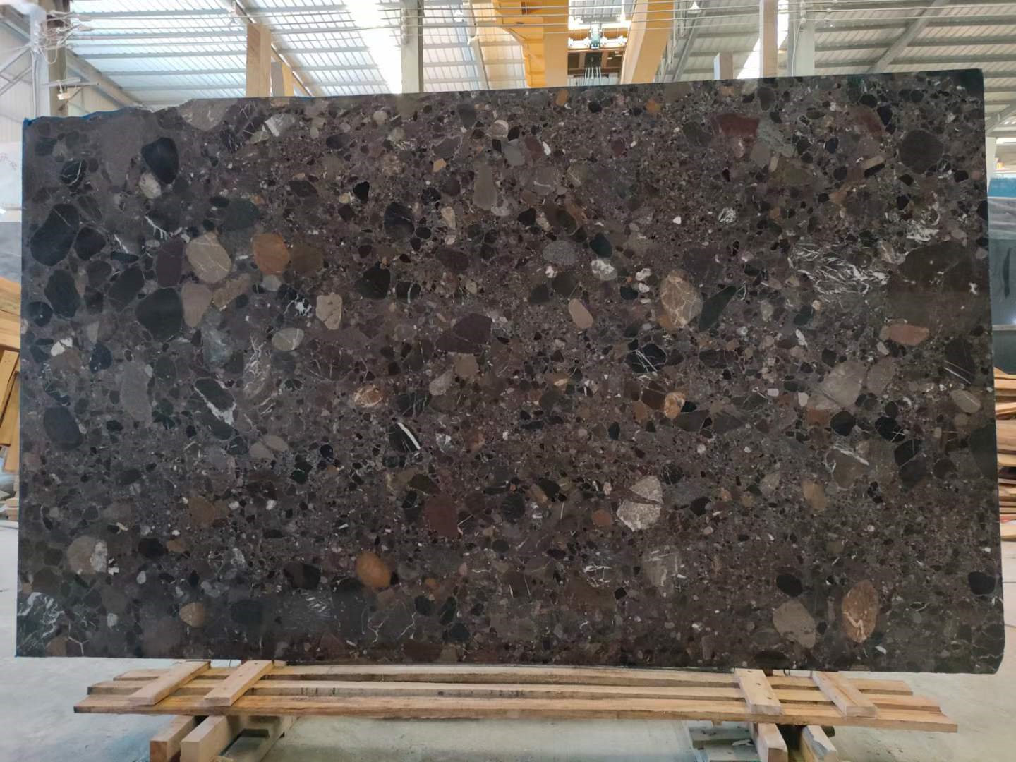 fossil brown marble 1