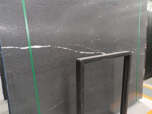 Leather nero marquina marble
