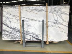 Lilac white marble