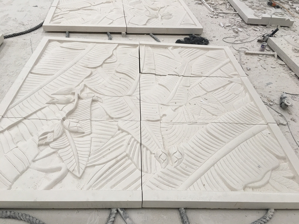 custom design limestone carving wall Featured Image
