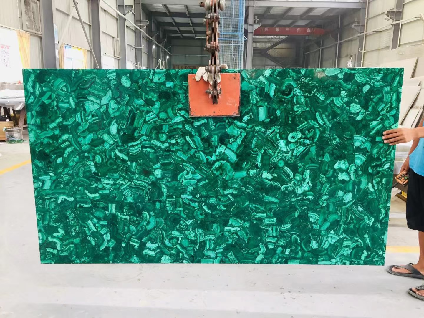 Luxury malachite green slab Featured Image