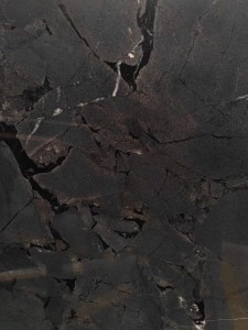 Natural black negresco quartzite