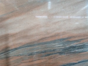 Sunset red marble slab