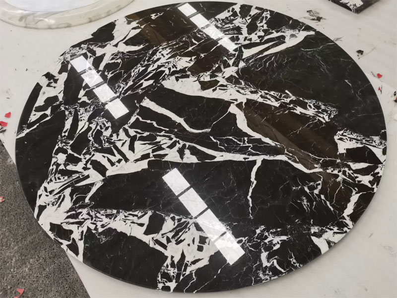 Professional China Luxury Marble Floors -
 mercury black marble slab – Union