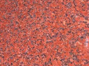 India red granite stair steps & risers
