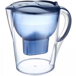 Alkaline plastic water filter jug