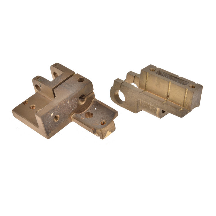 Custom Made copper casting parts with machining