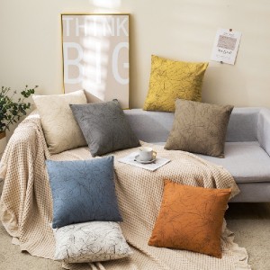 New double embossed technology cloth pillowcase home cloth art embossed cushion/cushion series-HS21691