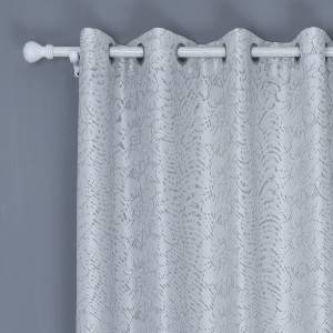 2021 new polyester leaf jacquard curtain, suitable for living room and bedroom/Curtain Series-201216