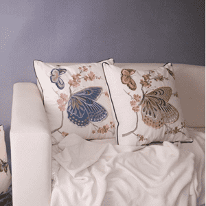 Best Selling Cotton Canvas Embroidery Cushions Polyester Pillows-HS21145