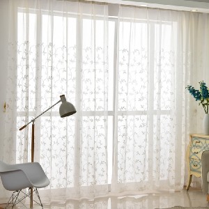 2022 polyester embroidered sheer for living room/bedroom/Curtain Series-HS11941