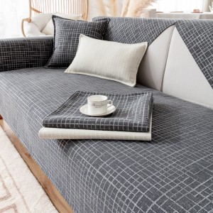 Cross line jacquard simple wind embrace pillow cover sofa pillow cover/cushion series-HS21794