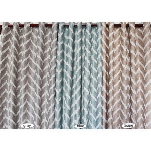 4 color modern simple wavy jacquard curtains-Curtain Series-Jacquard-HS11169