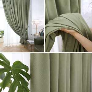 2022 New Dutch Velvet binding curtain is suitable for living room and bedroom-220451