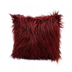 18″×18″ Beach Wool Plush Cushion Office Sofa Pillow Cover Suppplier-XUE7584