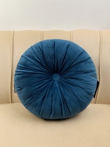 Dutch velvet multicolor round cushion pillow-HS21680