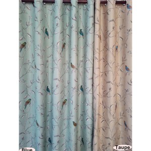 70% light shade / 200GSM fabric bird digital print shade curtain/Curtain Series-Blackout-HS10470