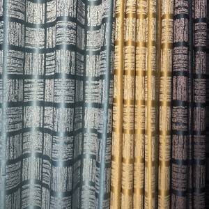 Chequered jacquard shading cloth for the bedroom-Curtain Series-204-53