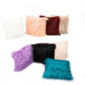18″×18″ Beach Wool Plush Cushion Office Sofa Pillow Cover Suppplier-XUE7584