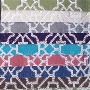 High-grade Chenille check jacquard curtain/jacquard fabric/Curtain Series-Jacquard-HS10514