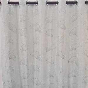 180g fan leaf jacquard curtain for bedroom, living room/Curtain Series-HS11359