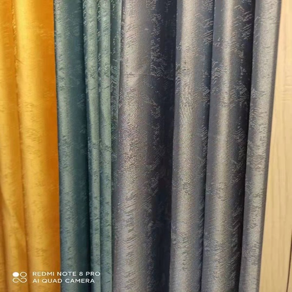 2022 370GSM high end simple high tight jacquard shading curtain/Curtain Series-HS11800 Featured Image