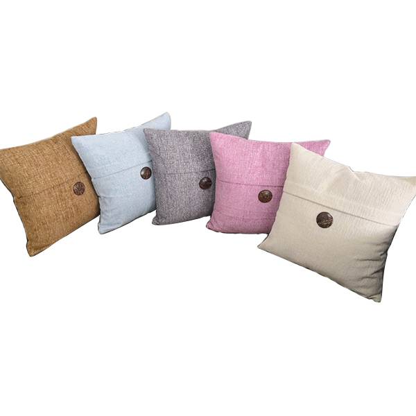 Cheap price Large Body Pillow -
 18″*18″ 5 color high-end Chenille jacquard cushion, coconut buckle cushion, pillowcase/Pillow Series-HS21266 – Health