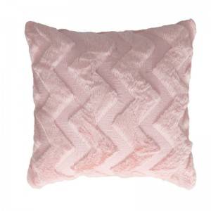 18″x18″ PV velvet simple wave tattoo flower cushion, pillow, comfortable, soft-Pillow Series-HS21561