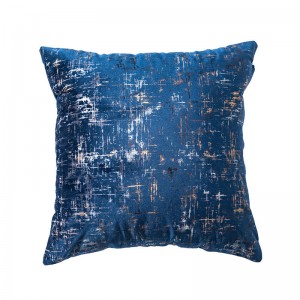 Modern and simple home cushion velvet plain bronzing pillowcase-Pillow Series-HS21564
