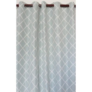 Jacquard curtain with diamond check-Curtain Series-Jacquard-HS11168