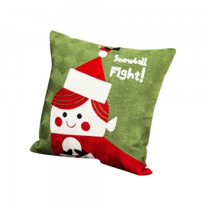 Christmas wool embroidered cushion and pillow are suitable for living room, bedroom/cushion series/Embroidery Pillow-7657