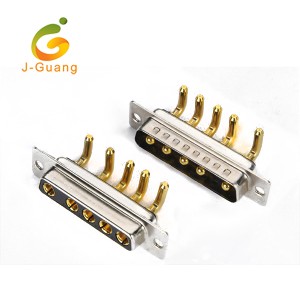 JG134-K 5P 5W5 Male Electrical Power Gold Plated D-sub Connector