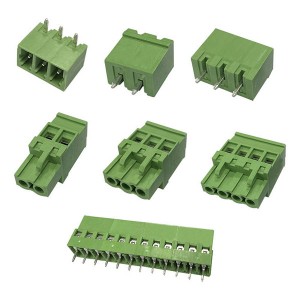 2/3/4/5/6Pin Pluggable terminal blocks connectors PCB Screw terminal blocks to Female Male terminal blocks connectors