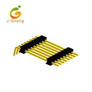Low MOQ for Vga Connector - JG129-B Single Row Right Angle Pin Header Connectors – J-Guang