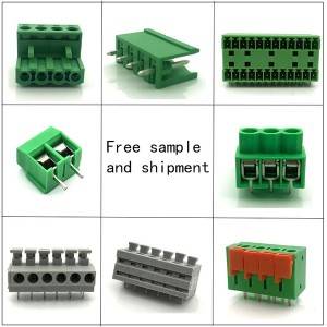 Best Sell 2.5mm 3.5mm Pitch Spring Terminal Block JG250-2.5 3.5