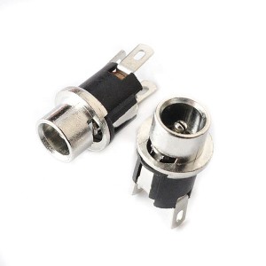 China wholesale Wire To Board Connector Manufacturer –  DC Power Jack Socket Female Electrical Connector 2.1*5.5mm DC Vertical Power Sockets – J-Guang