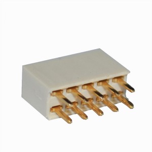 PBT Double Row Brass White 2.0mm DIP Female Header Connector