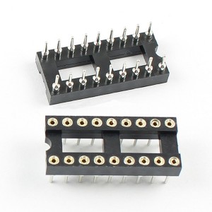 2.54mm Pitch 8P DIP SIP Round IC Socket Adapter