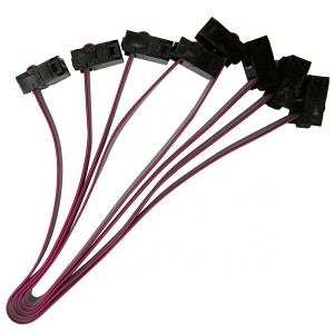 Custom 40 pin flat ribbon idc cable with flexible flat cable