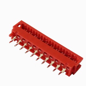 20pin 1,27mm RED IDC Micro-Match Connector