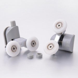 HS058 Large-Caliber Double Pulley for Bathroom door Shower room Accessories
