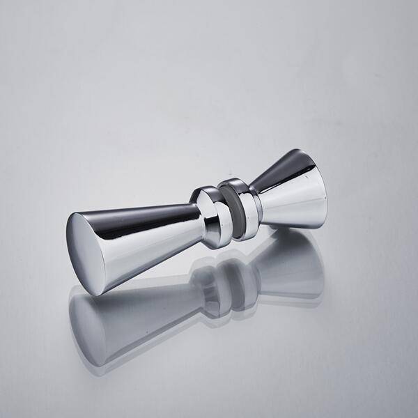 YM-075 Zinc alloy shower glass door konb handle