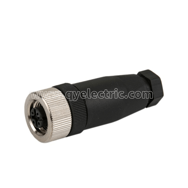Sensor connectors Female cable connector M12 metal locking system Featured Image