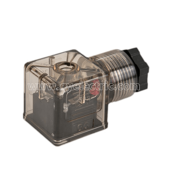 DIN 43650A Solenoid valve connector PG11 LED with Indicator DC24V VOLT,AC220V VOLT Featured Image