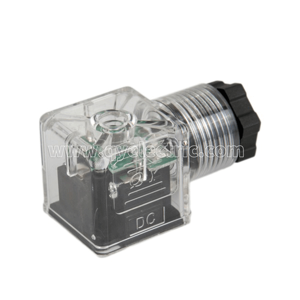 DIN 43650A  Solenoid valve connector LED with Varistor protection against overvoltage Featured Image
