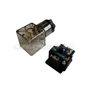 DIN 43650A  Solenoid valve connector LED +Parallel diode for transient overvoltage suppression