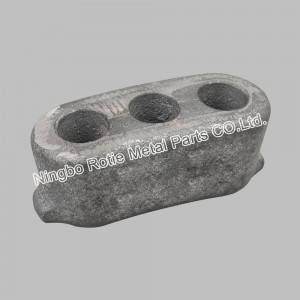 3 × 0.5′ Wedge Block na Ductile Iron & Sg Iron maka Post Tensining na Prestressing