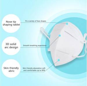 High Quality Fold 4 ply Reusable KN95 Face Shield Masks