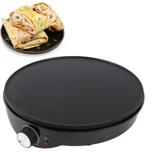 Nonstick Electric Crepe and Pancake Maker Griddle 12 inches Electric Crepe Pan Wooden Spatula